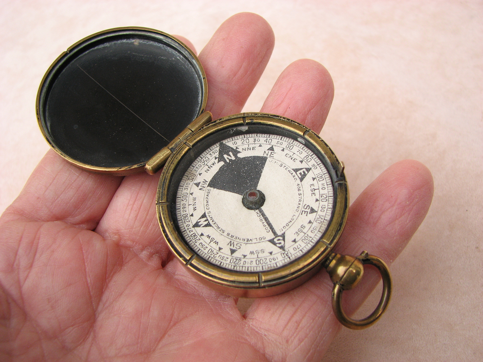 Col. Verner's Sergeant's compass by J. H. Steward, circa 1895